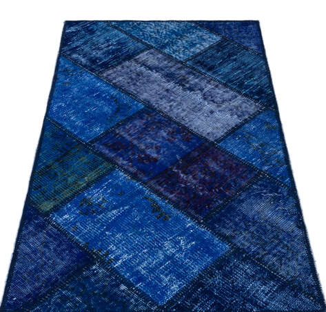 Apex Patchwork Unique Mavi 26024 080 cm X 150 cm - 3