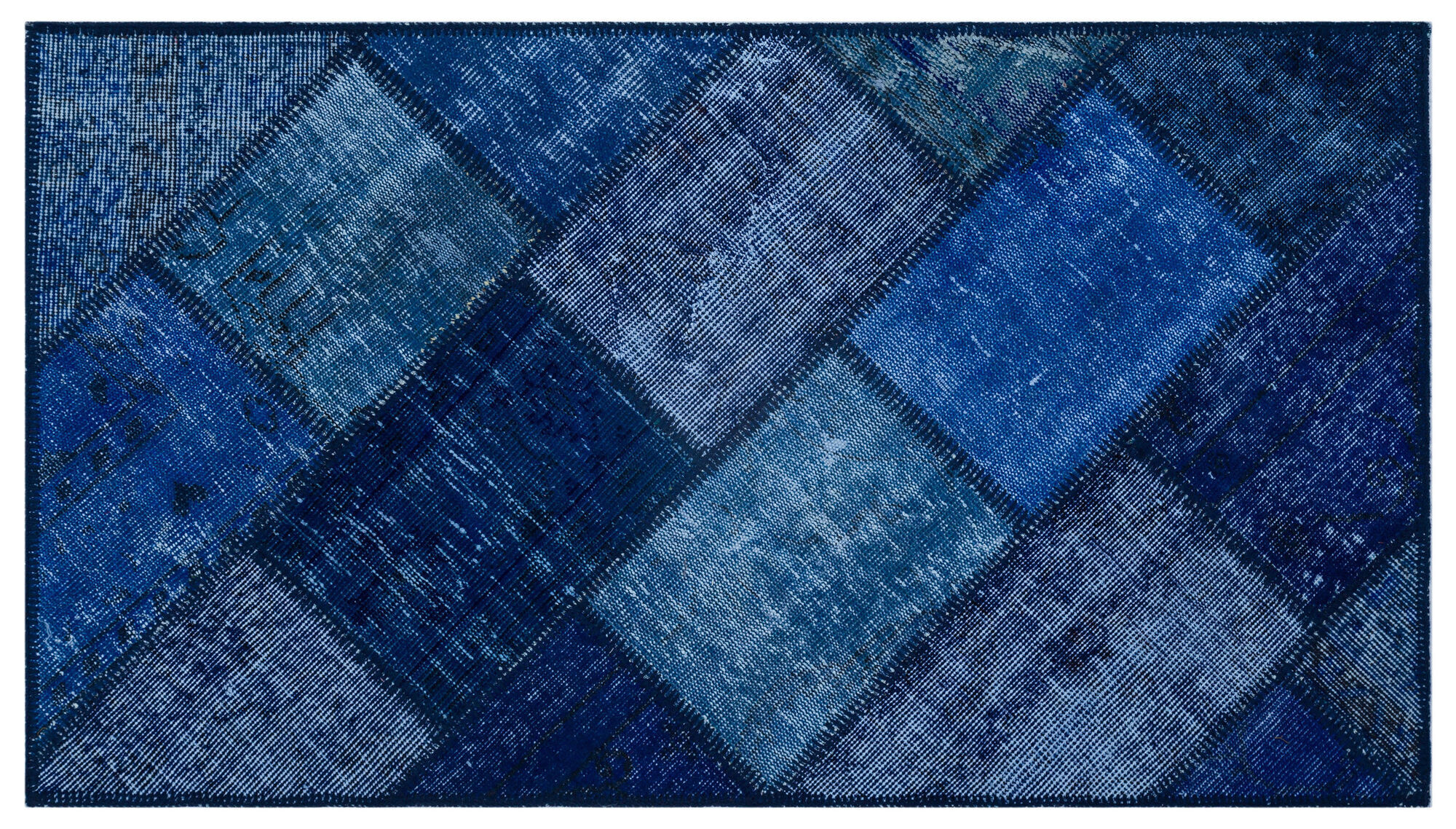 Apex Patchwork Unique Mavi 26048 080 cm X 150 cm