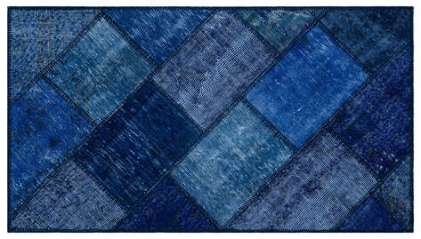Apex Patchwork Unique Mavi 26048 080 cm X 150 cm - 1