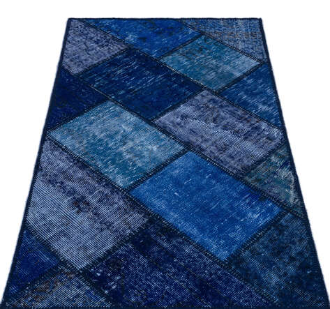 Apex Patchwork Unique Mavi 26048 080 cm X 150 cm - 3