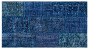Apex Patchwork Unique Mavi 26062 080 cm X 150 cm (1)