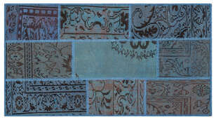 Apex Patchwork Unique Mavi 26064 080 cm X 150 cm (1)