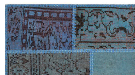 Apex Patchwork Unique Mavi 26064 080 cm X 150 cm - 5