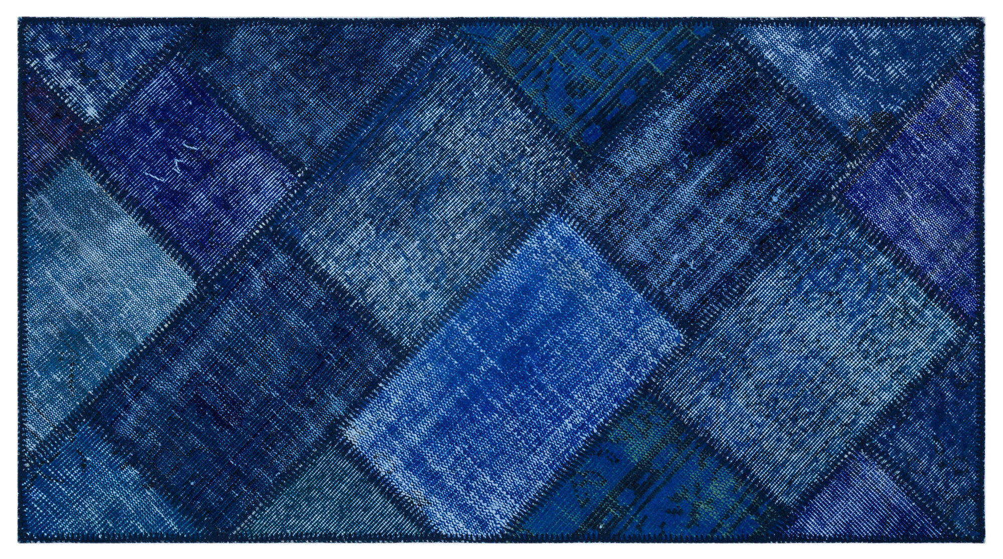 Apex Patchwork Unique Mavi 26081 080 cm X 150 cm