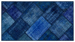 Apex Patchwork Unique Mavi 26081 080 cm X 150 cm (1)