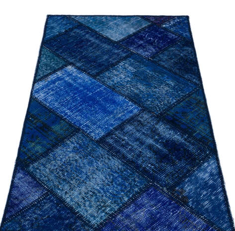 Apex Patchwork Unique Mavi 26081 080 cm X 150 cm - 3