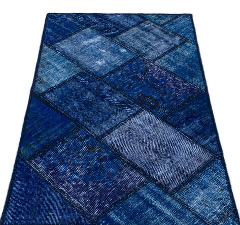 Apex Patchwork Unique Mavi 26091 080 cm X 150 cm - 3