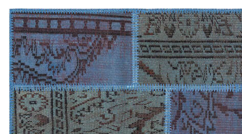 Apex Patchwork Unique Mavi 26095 080 cm X 150 cm - 5