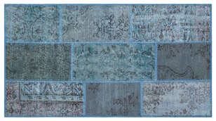 Apex Patchwork Unique Mavi 26221 080 cm X 150 cm (1)