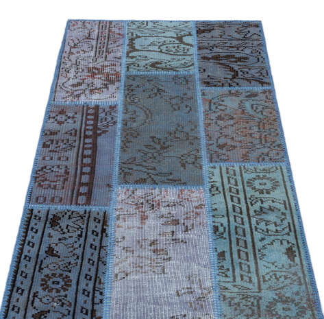 Apex Patchwork Unique Mavi 26226 080 cm X 150 cm - 3