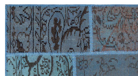 Apex Patchwork Unique Mavi 26226 080 cm X 150 cm - 5