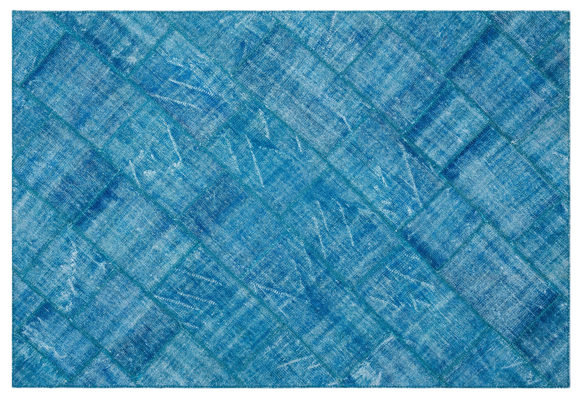 Apex Patchwork Unique Mavi 26364 160 Cm X 230 Cm