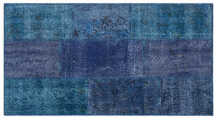 Apex Patchwork Unique Mavi 31431 080 cm X 150 cm (1)