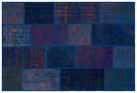 Apex Patchwork Unique Mavi 33131 120 cm X 180 cm - 1