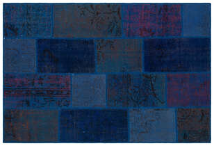 Apex Patchwork Unique Mavi 33133 120 cm X 180 cm (1)
