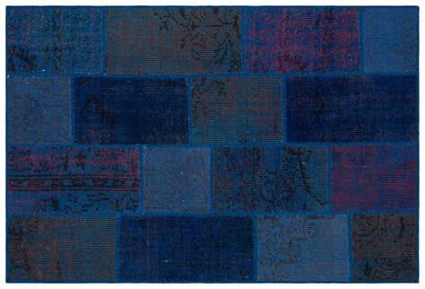 Apex Patchwork Unique Mavi 33133 120 cm X 180 cm - 1