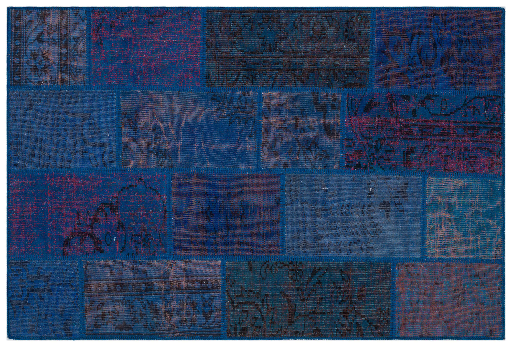 Apex Patchwork Unique Mavi 33138 120 cm X 180 cm