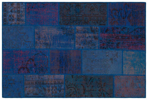 Apex Patchwork Unique Mavi 33138 120 cm X 180 cm - 1