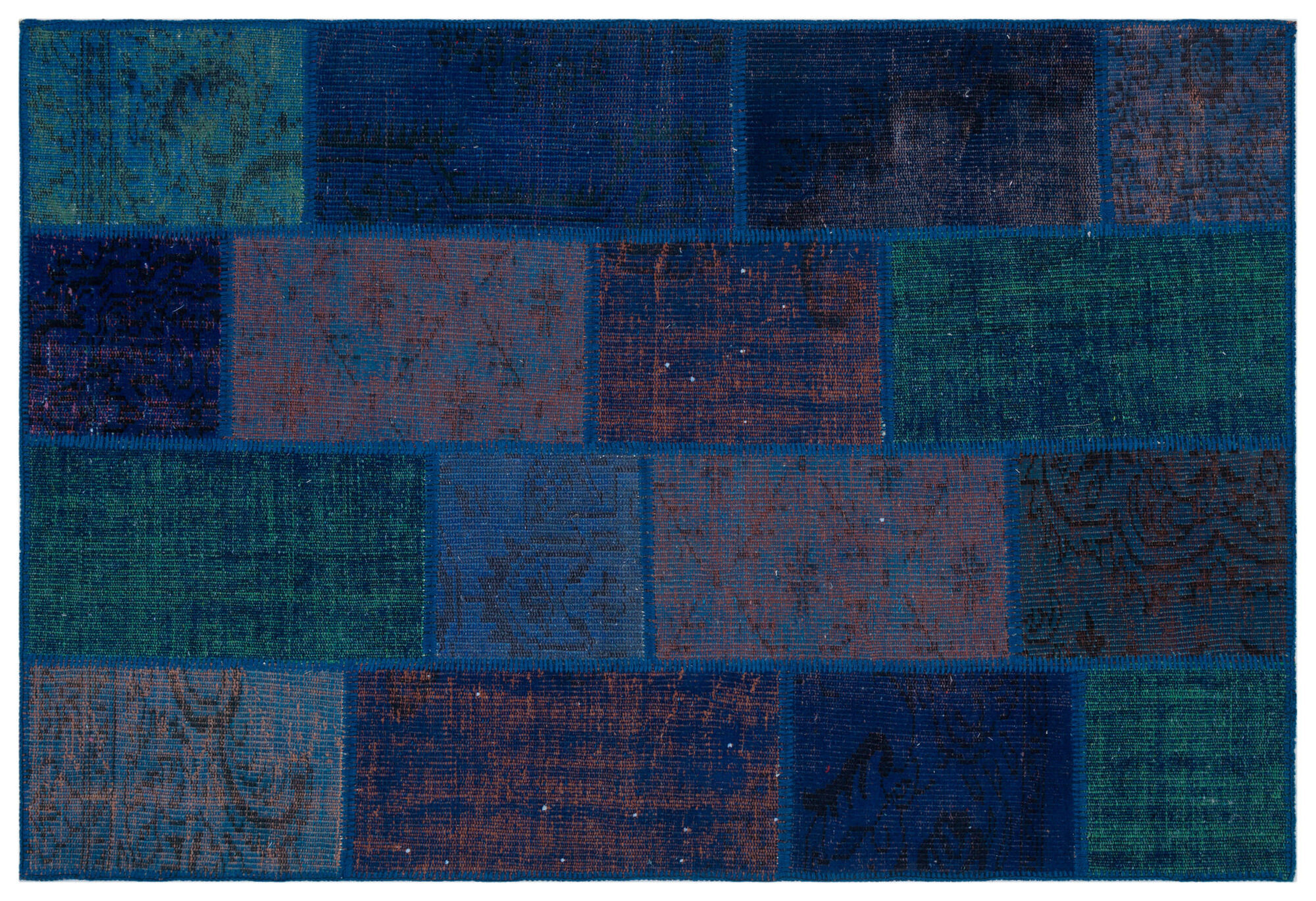 Apex Patchwork Unique Mavi 33159 120 cm X 178 cm