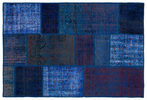Apex Patchwork Unique Mavi 34150 118 cm X 177 cm - 1