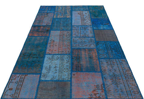 Apex Patchwork Unique Mavi 35450 162 cm X 231 cm - 3