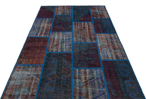 Apex Patchwork Unique Mavi 35452 162 cm X 233 cm - 3