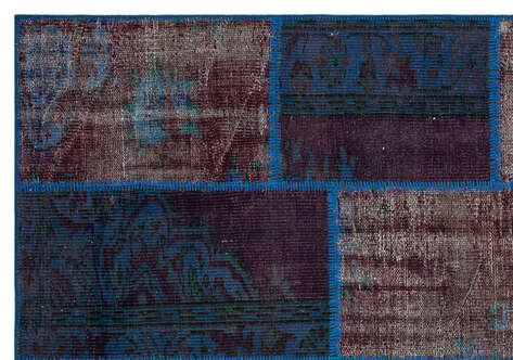 Apex Patchwork Unique Mavi 35452 162 cm X 233 cm - 4