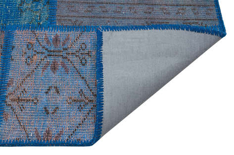Apex Patchwork Unique Mavi 35474 162 cm X 232 cm - 2