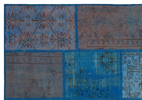 Apex Patchwork Unique Mavi 35474 162 cm X 232 cm - 4