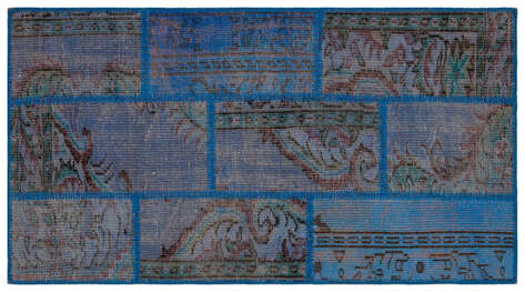 Apex Patchwork Unique Mavi 35550 082 cm X 151 cm - 1