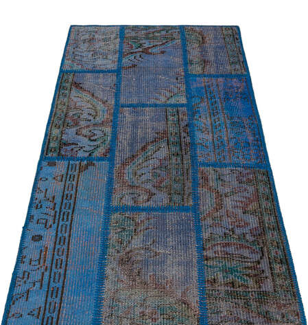 Apex Patchwork Unique Mavi 35550 082 cm X 151 cm - 3
