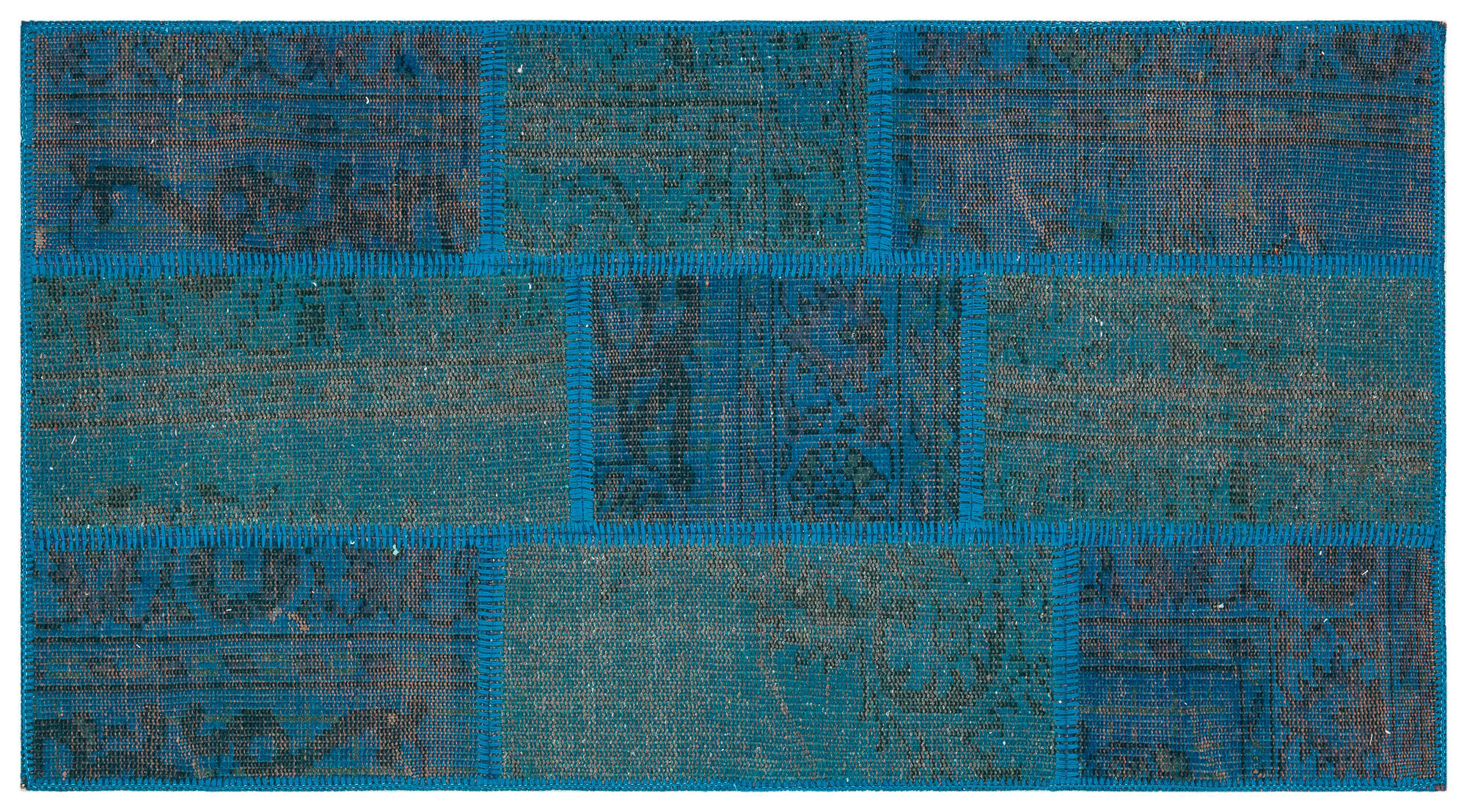 Apex Patchwork Unique Mavi 35559 082 cm X 152 cm
