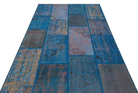 Apex Patchwork Unique Mavi 35821 162 cm X 234 cm - 3