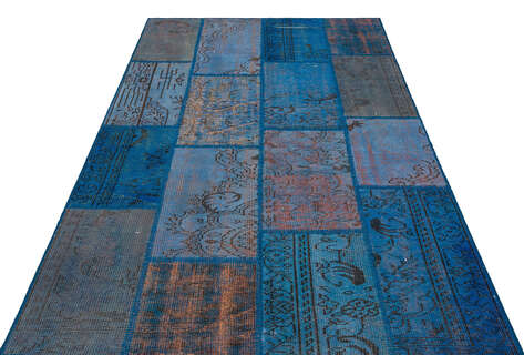 Apex Patchwork Unique Mavi 35830 163 cm X 232 cm - 3