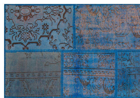 Apex Patchwork Unique Mavi 35871 162 cm X 231 cm - 4