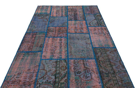 Apex Patchwork Unique Mavi 35892 162 cm X 231 cm - 3