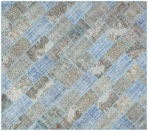 Apex Patchwork Unique Mavi 36229 282 cm X 317 cm - 1