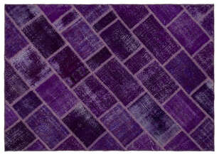 Apex Patchwork Unique Mor 20655 163 cm X 230 cm (1)