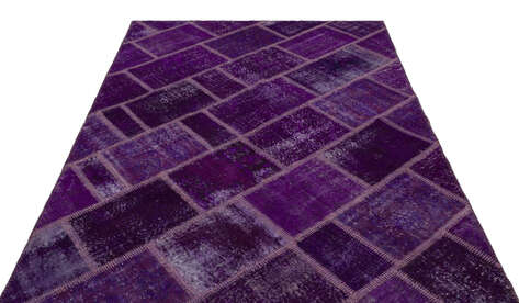 Apex Patchwork Unique Mor 20655 163 cm X 230 cm - 3