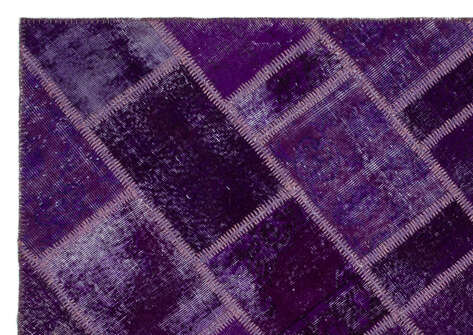 Apex Patchwork Unique Mor 20655 163 cm X 230 cm - 4