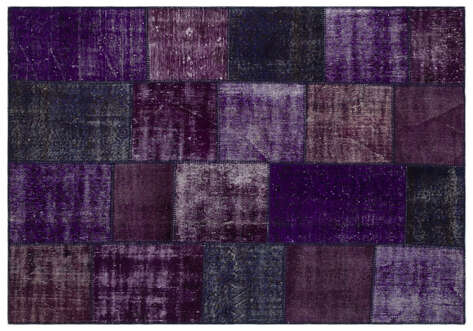 Apex Patchwork Unique Mor 21505 160 cm X 230 cm - 1