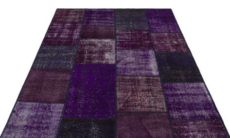 Apex Patchwork Unique Mor 21505 160 cm X 230 cm - 3