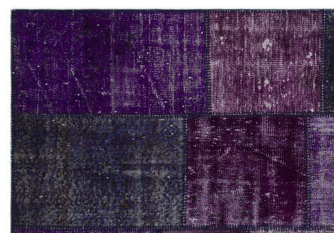 Apex Patchwork Unique Mor 21505 160 cm X 230 cm - 4