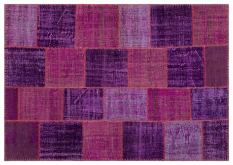 Apex Patchwork Unique Mor 22268 160 cm X 230 cm - 1