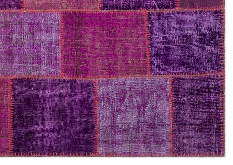 Apex Patchwork Unique Mor 22268 160 cm X 230 cm - 4