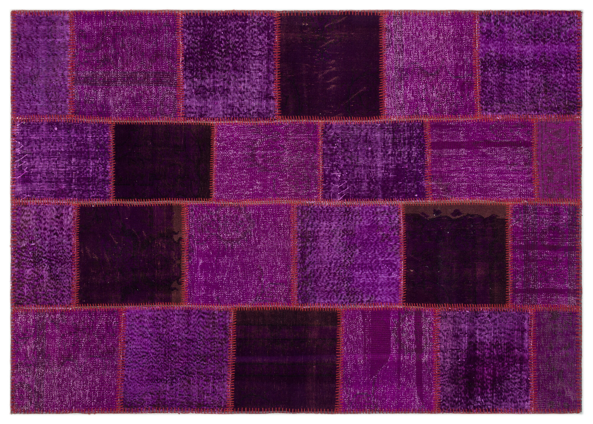 Apex Patchwork Unique Mor 22270 160 cm X 230 cm