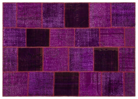 Apex Patchwork Unique Mor 22270 160 cm X 230 cm - 1