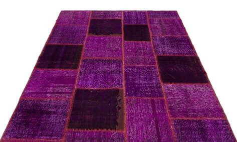 Apex Patchwork Unique Mor 22270 160 cm X 230 cm - 3