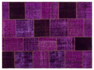 Apex Patchwork Unique Mor 22271 160 cm X 230 cm (1)