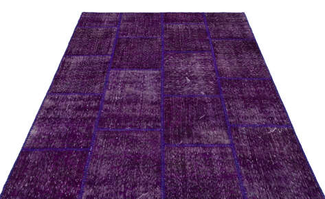 Apex Patchwork Unique Mor 24825 160 cm X 230 cm - 3